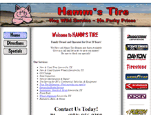 Tablet Screenshot of lewisville.hammstire.com
